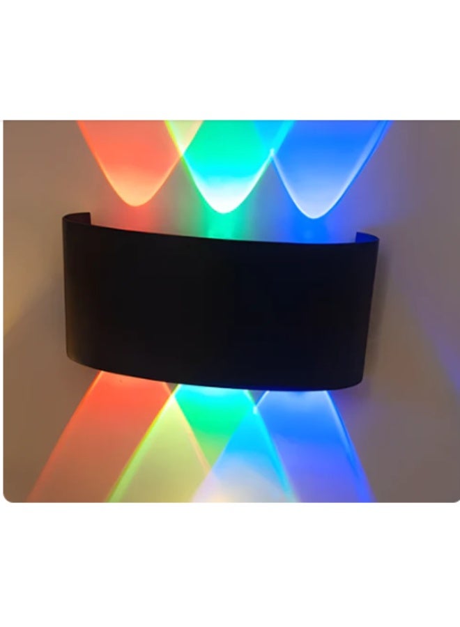 ابليك حائط مودرن اب داون (6 وات - إضاءة ملونة RGB - لون لايت -  ورم) 3 مستويات إضاءة - Image 1